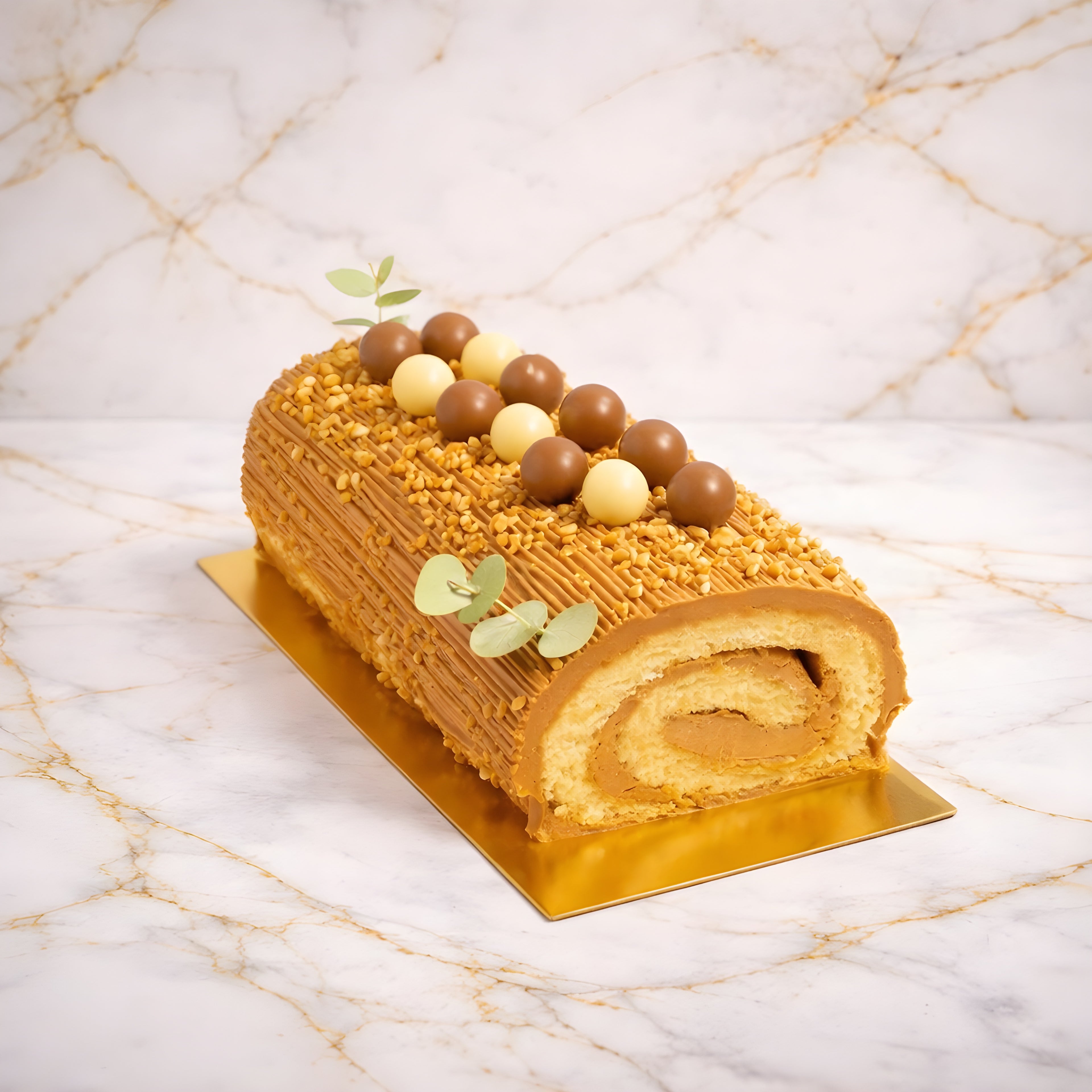 Bûche de Noël roulée