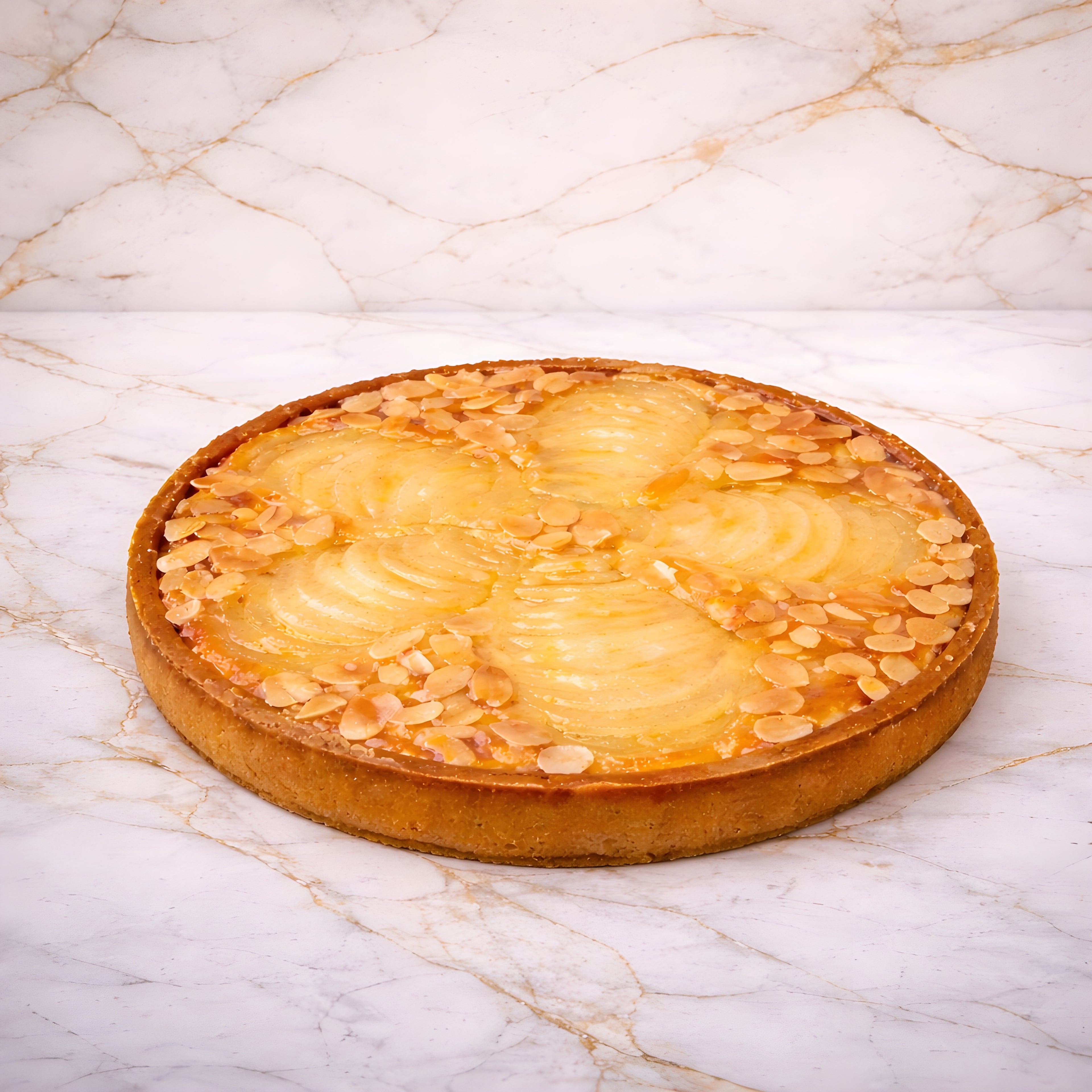 Tarte amandine aux poires