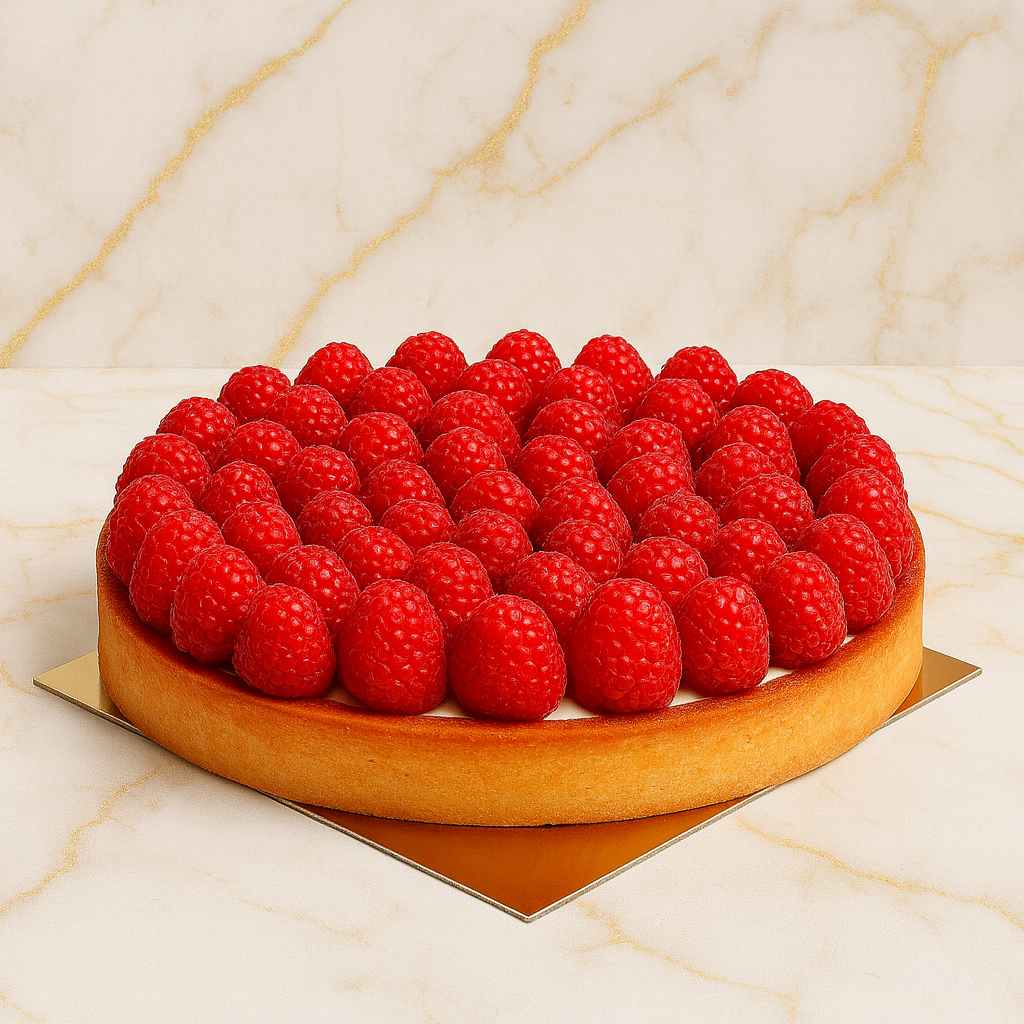 Tarte aux framboises