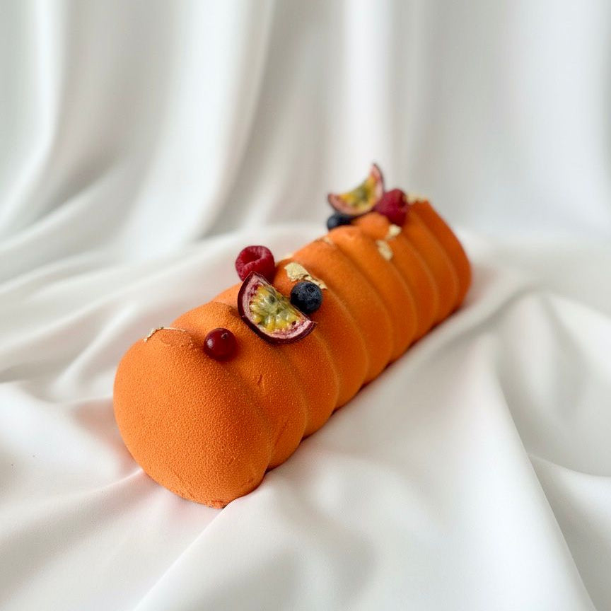 Bûche Fruits exotiques et Vanille